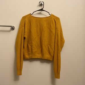 Wild Fable Yellow Knit Sweater